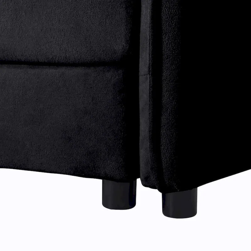Ensemble de 2 fauteuils d'appoint en chenille, avec larges accoudoirs et sièges profonds de 76 cm (capacité de 363 kg)