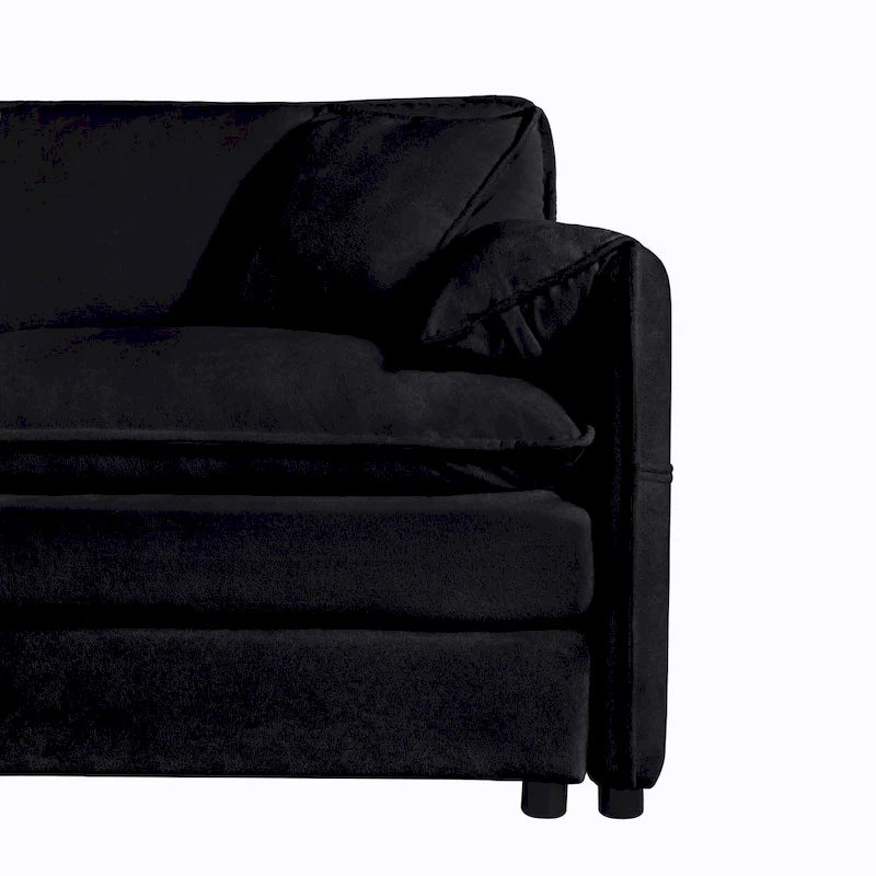 Ensemble de 2 fauteuils d'appoint en chenille, avec larges accoudoirs et sièges profonds de 76 cm (capacité de 363 kg)