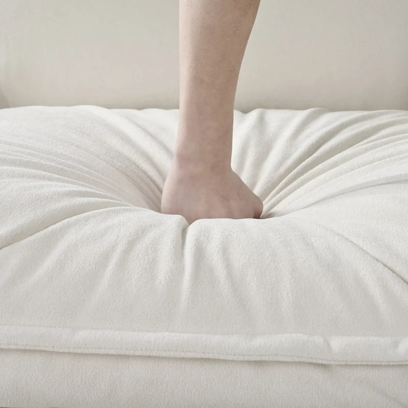Ensemble de 2 fauteuils d'appoint en chenille, avec larges accoudoirs et sièges profonds de 76 cm (capacité de 363 kg)
