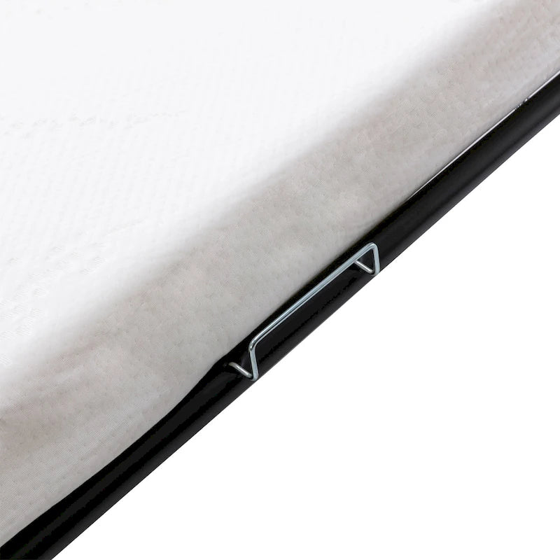 Canapé-lit gigogne de 147 cm avec matelas en mousse à mémoire de forme simple, deux ports de chargement USB