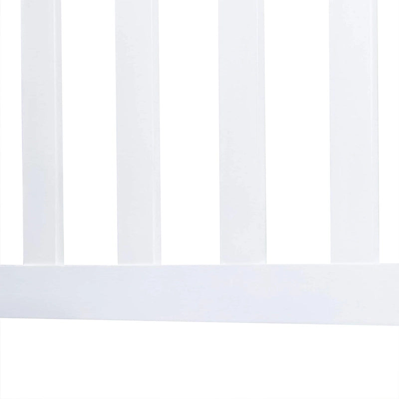 Lit plateforme deux places en bois d'acacia, style ferme moderne