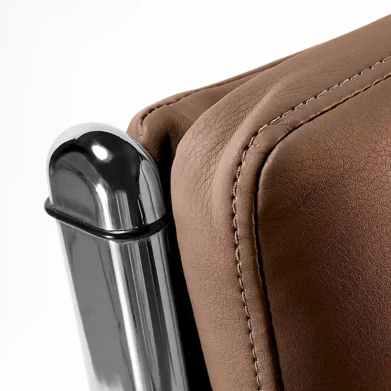Fauteuil de bureau de direction à haut dossier en similicuir
