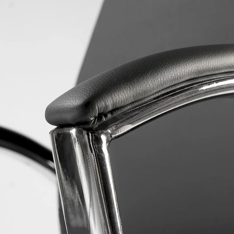 Fauteuil de bureau de direction à haut dossier en similicuir