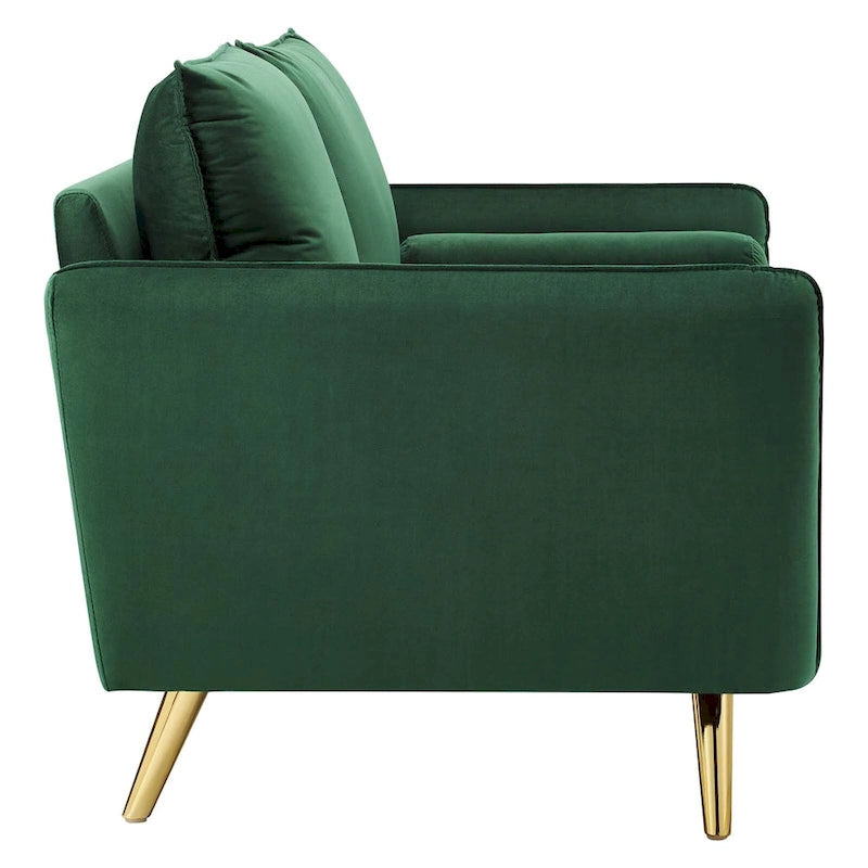 Causeuse en velours