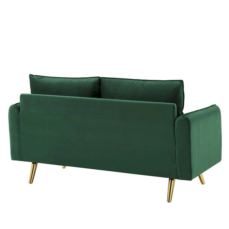 Causeuse en velours