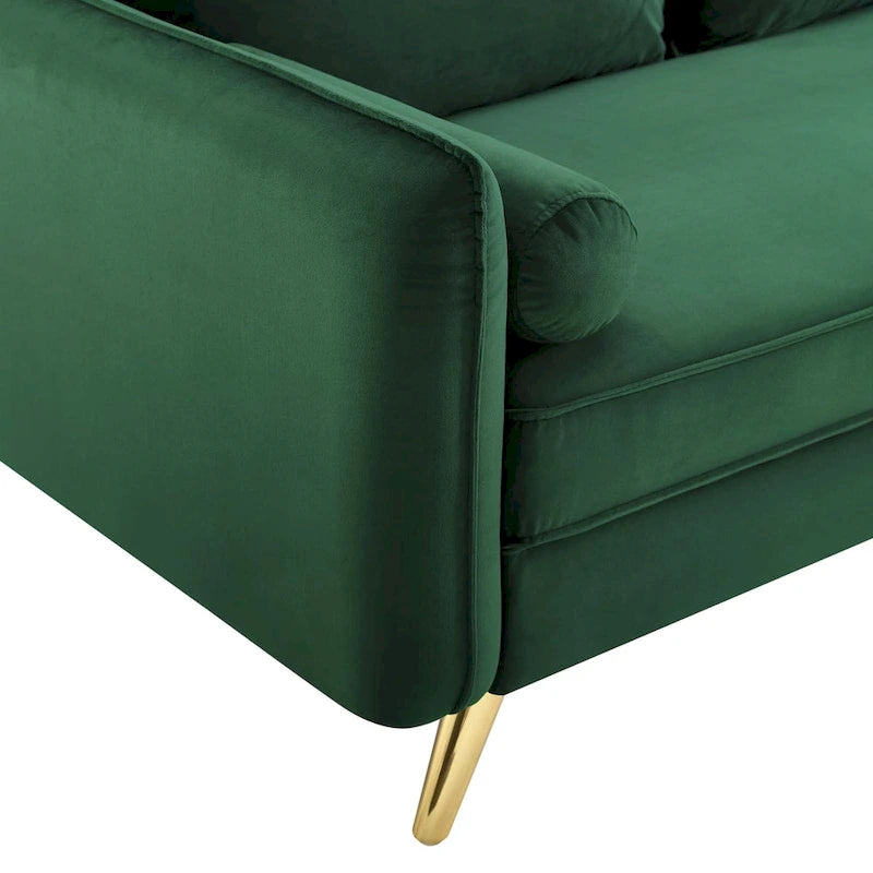 Causeuse en velours