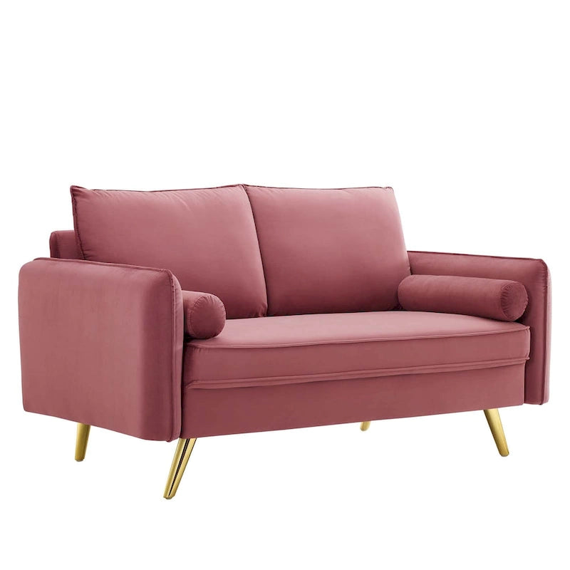Causeuse en velours