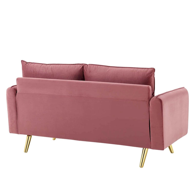 Causeuse en velours