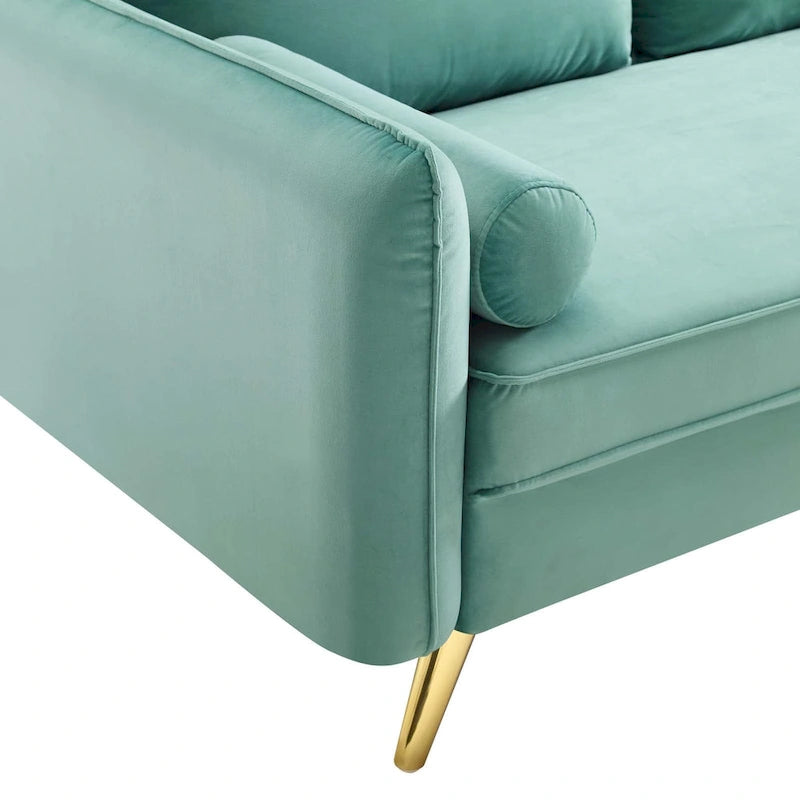 Causeuse en velours