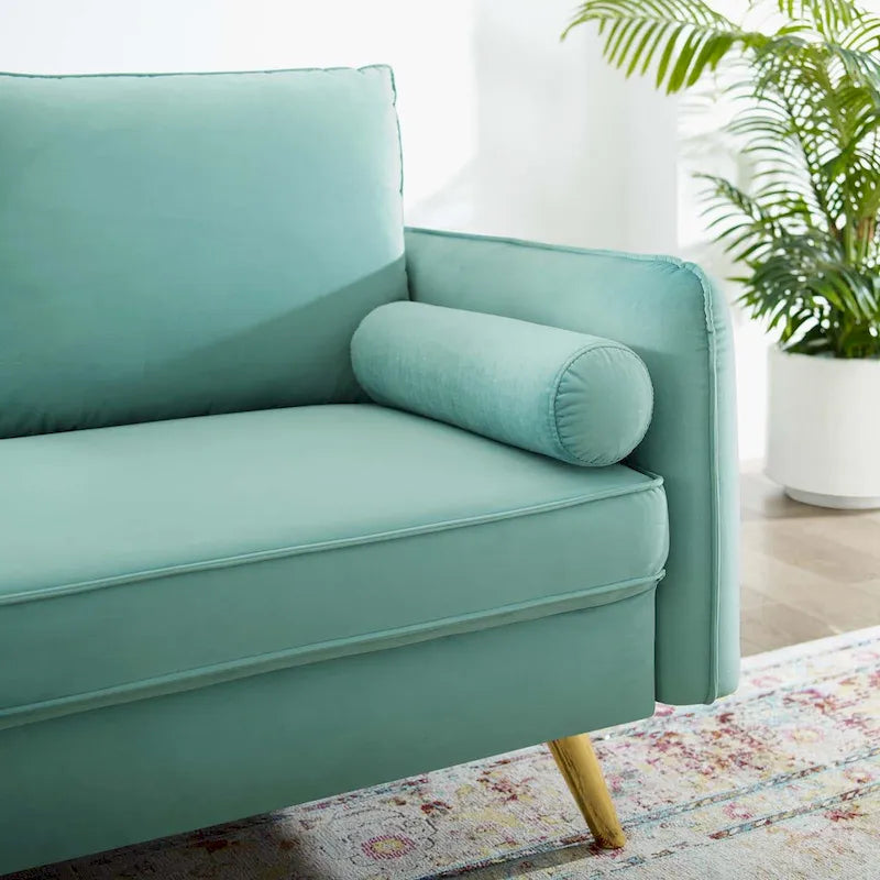 Causeuse en velours