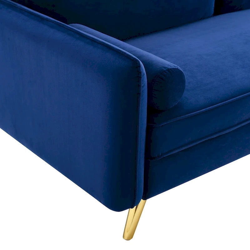 Causeuse en velours