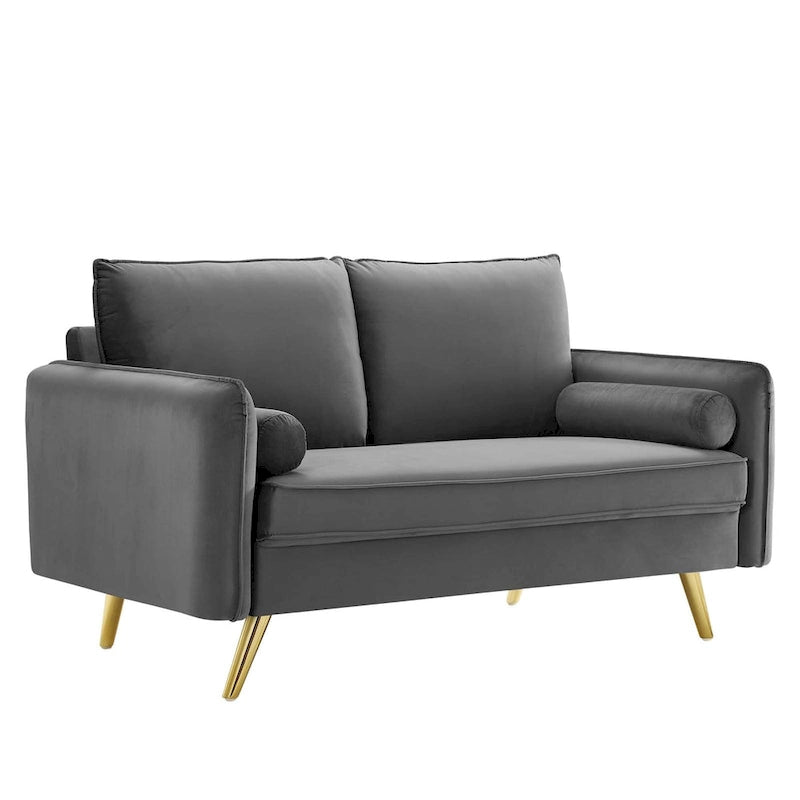 Causeuse en velours