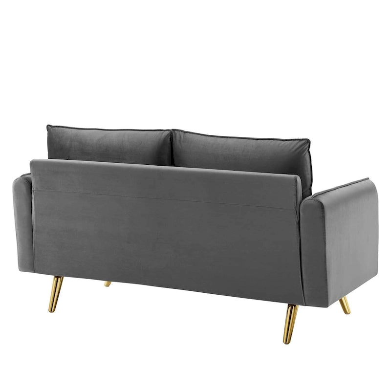 Causeuse en velours