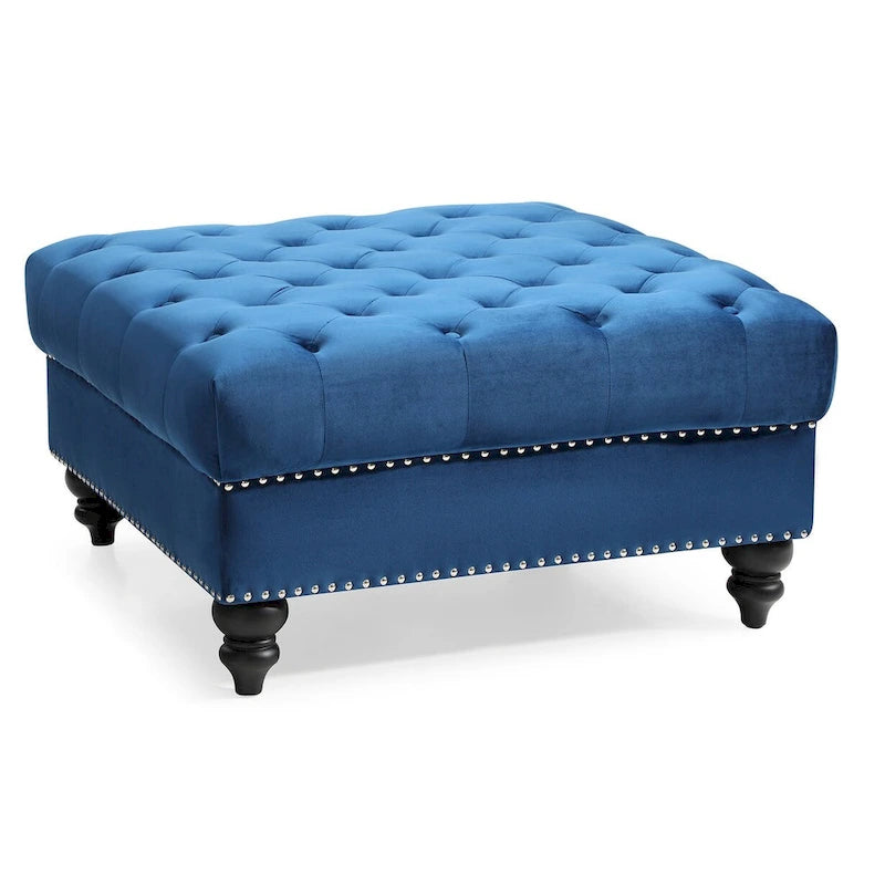 Ottoman capitonné carré