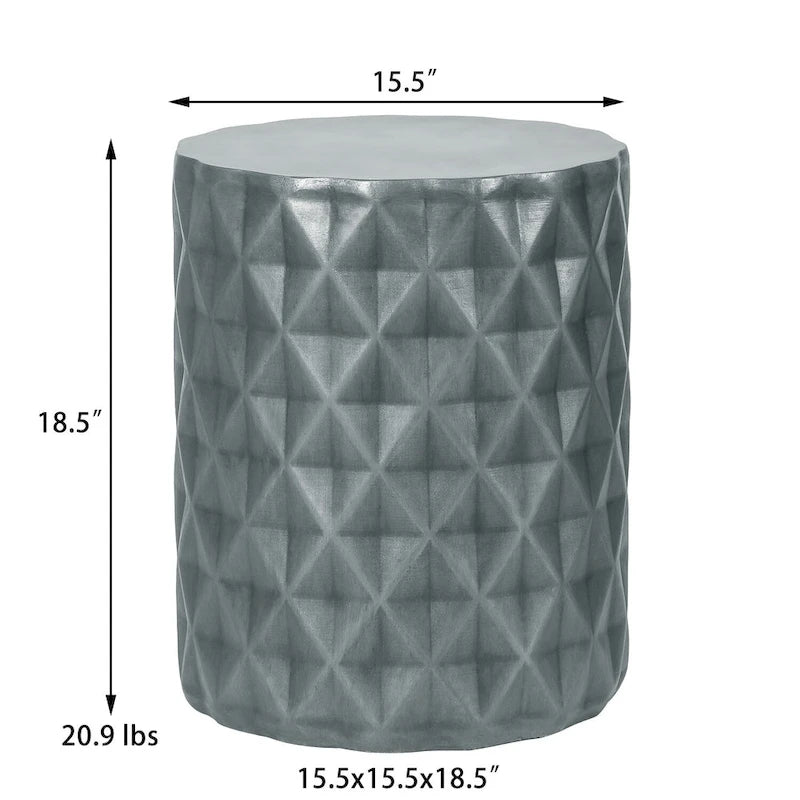 Table d'appoint ronde moderne pour extérieur/terrasse