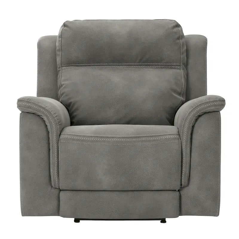 Fauteuil relax électrique en similicuir avec appuie-tête réglable