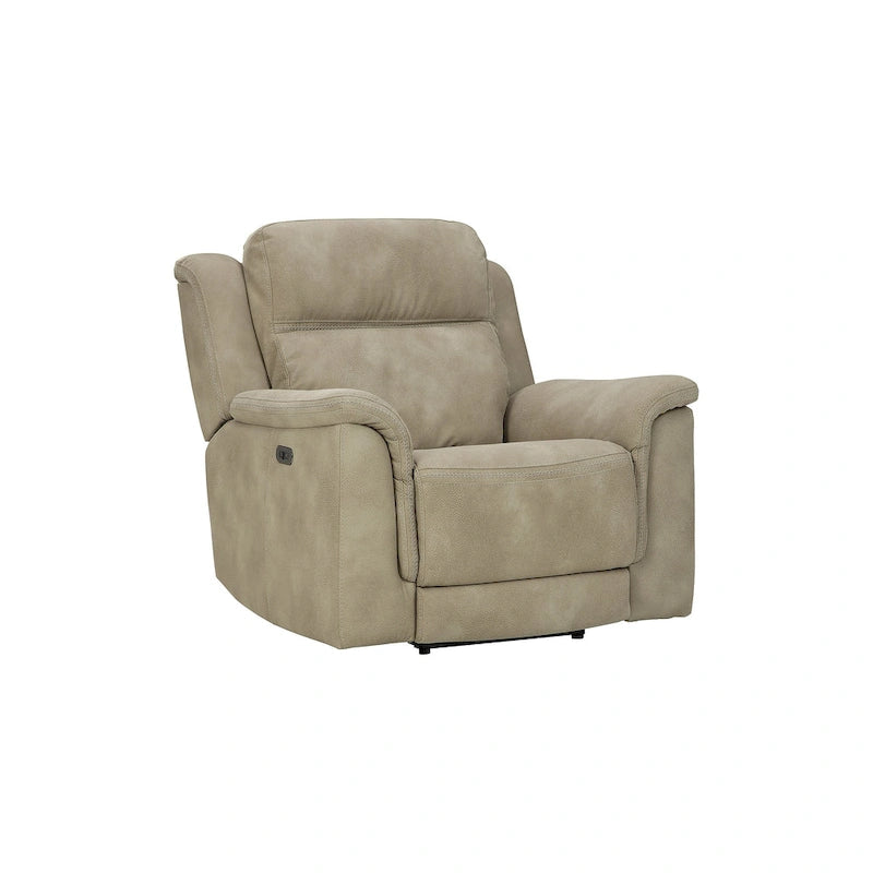 Fauteuil relax électrique en similicuir avec appuie-tête réglable