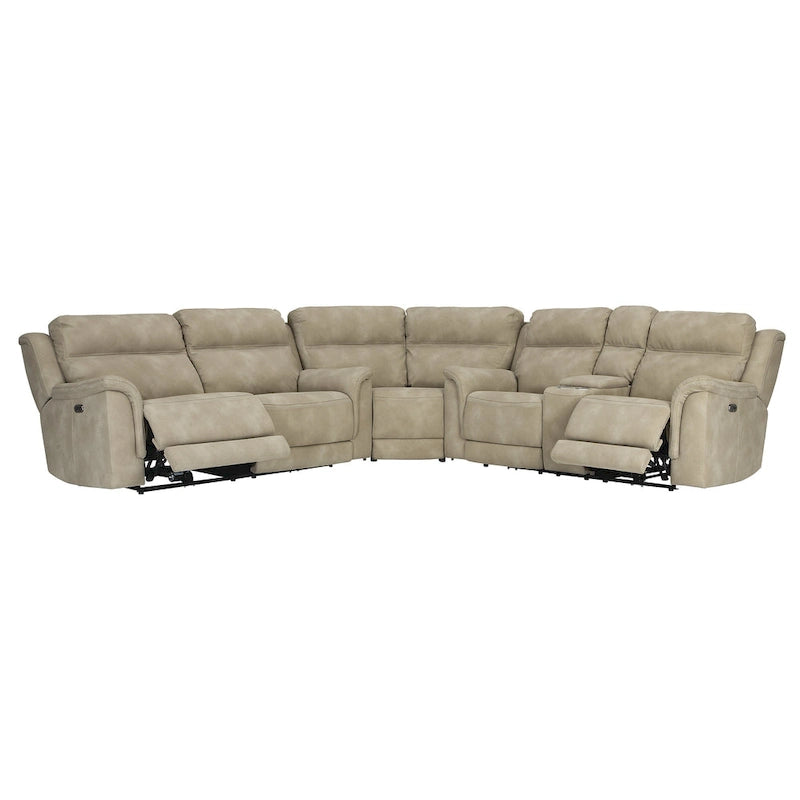 Fauteuil relax électrique en similicuir avec appuie-tête réglable