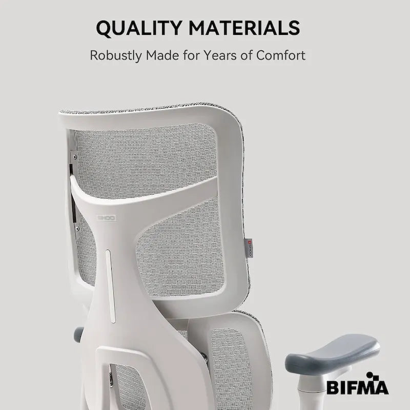 Chaise de bureau ergonomique en maille avec assise réglable en profondeur - 74*70*127