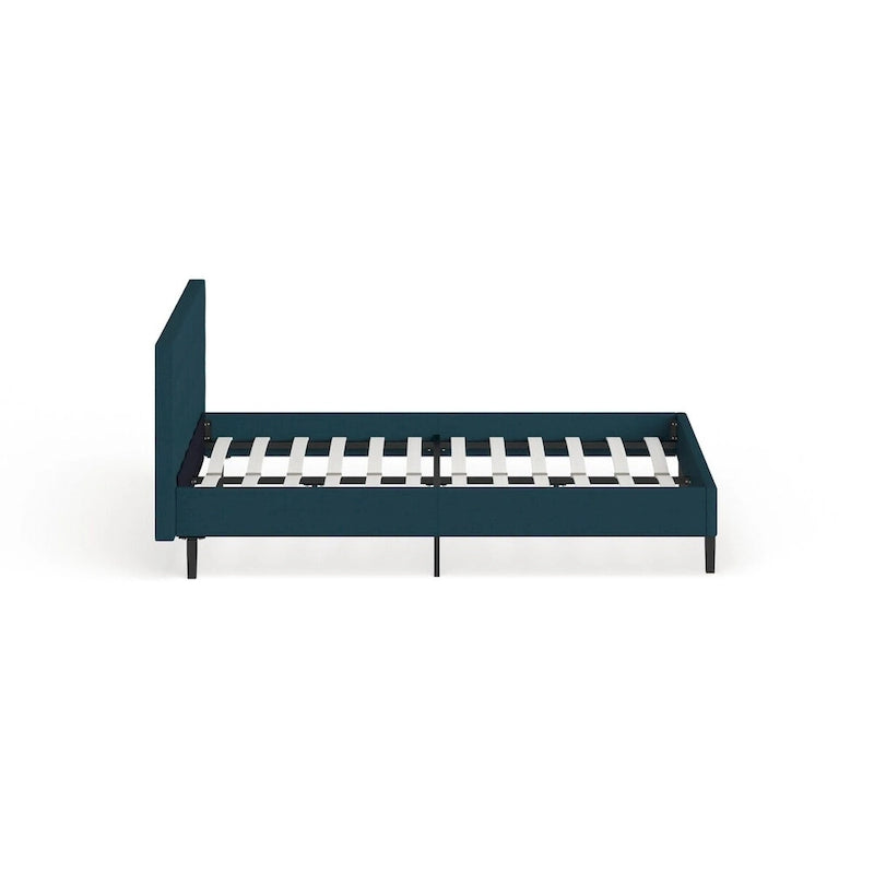 Lit plateforme moderne Queen size rembourré