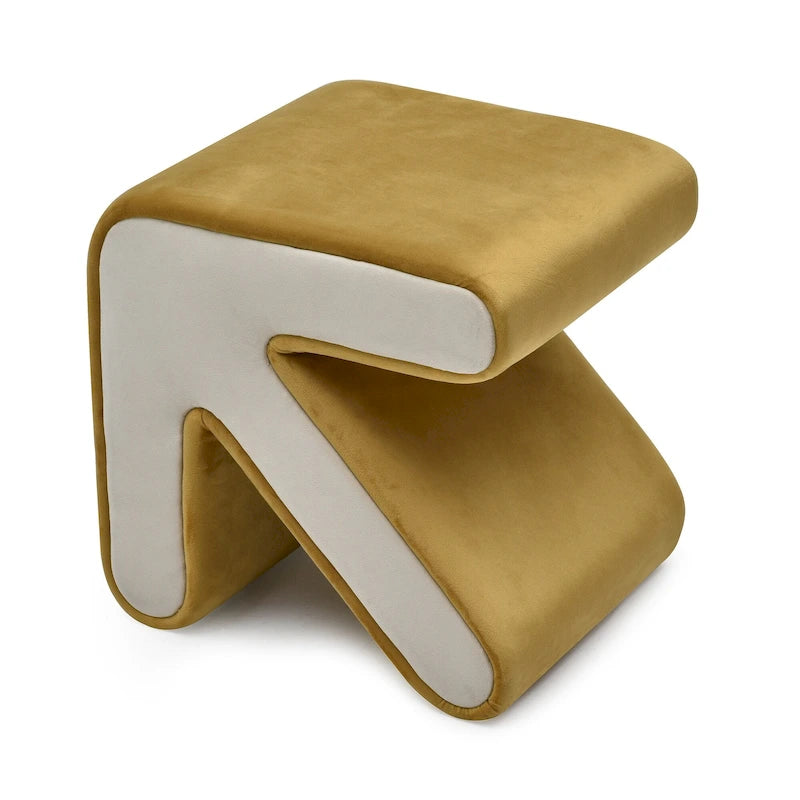 Pouffe Moderne Créatif Rembourré en Velours