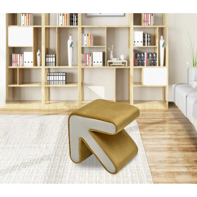 Modern Creative Upholstered Velvet Stool Ottoman