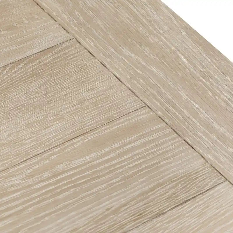 Table basse moderne en chêne vieilli avec étagère de rangement